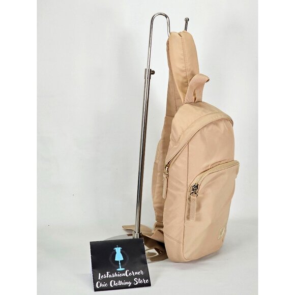 Adidas Beige Essentials 2 Sling Crossbody Bag BOS Mini Monogram Wonder 060 - Picture 8 of 14